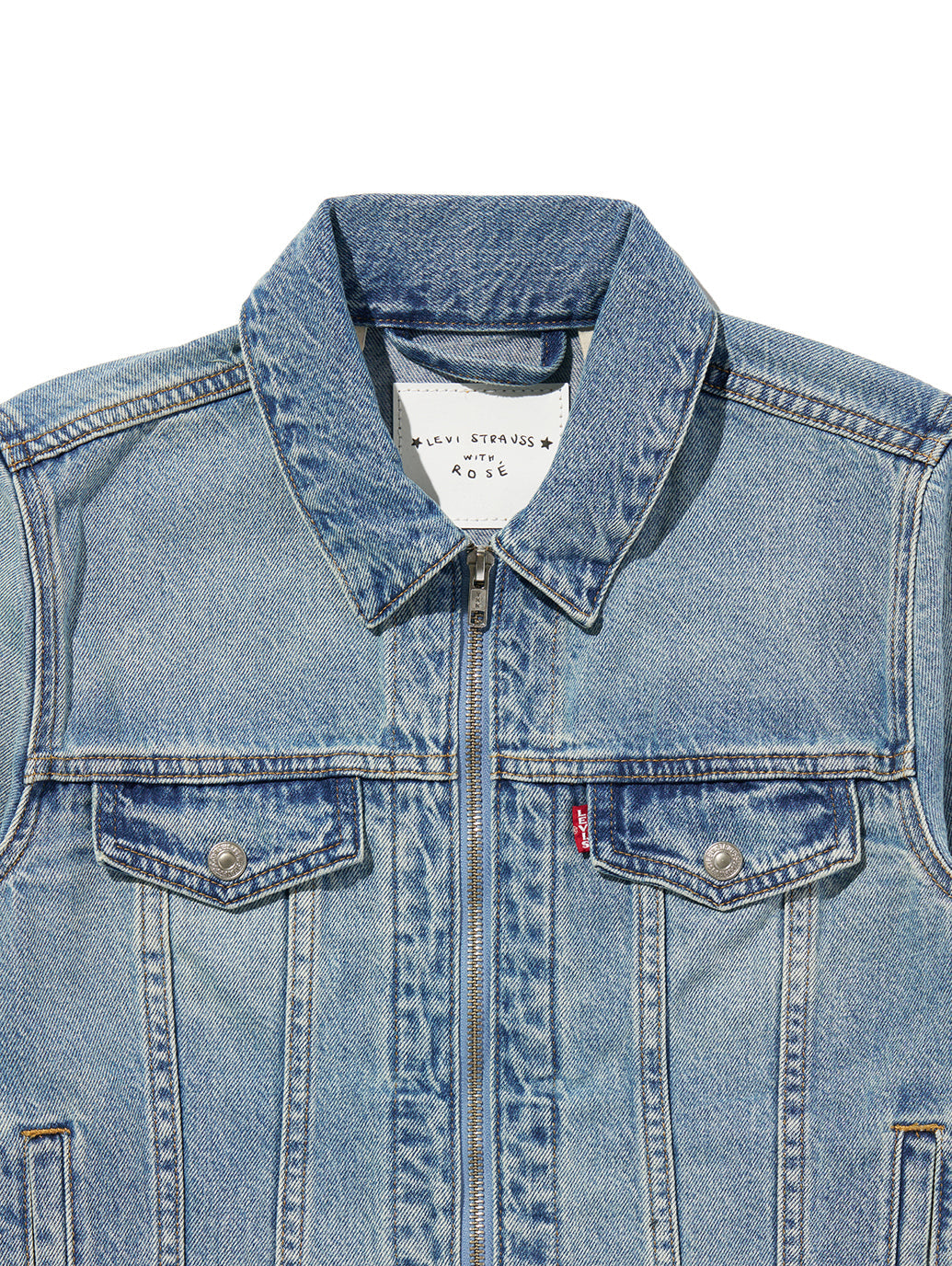 Levi’s® x Rose Zip-up Trucker Jacket ライトインディゴ