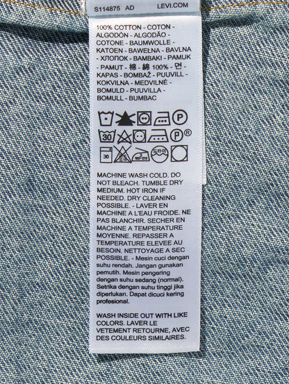 Levi’s® x Rose Zip-up Trucker Jacket ライトインディゴ
