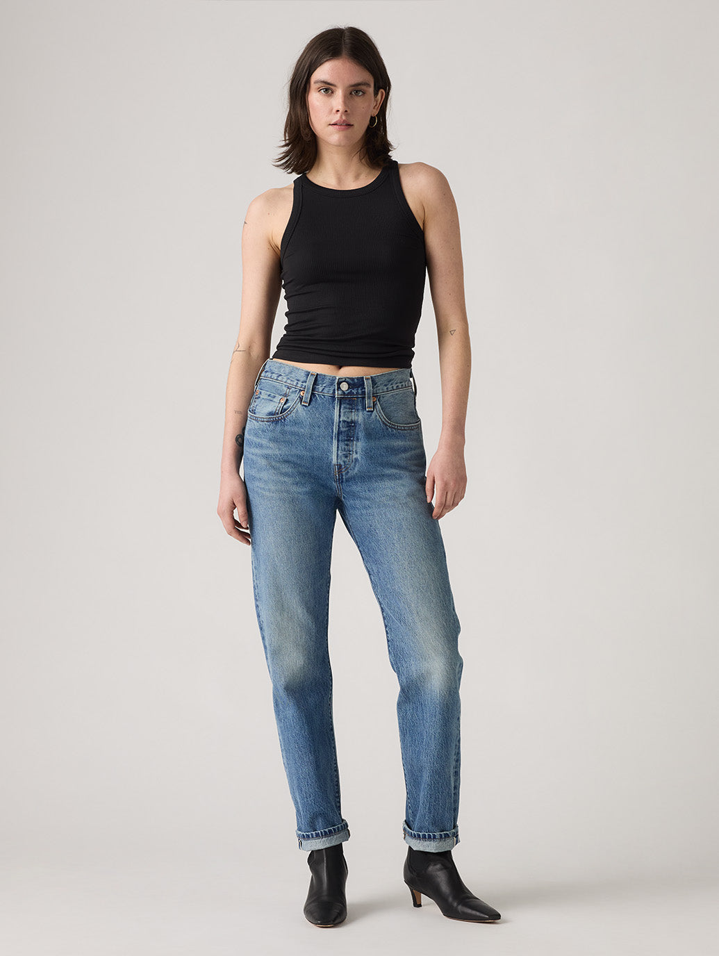501® ORIGINAL ジーンズ FOR WOMEN ミディアムインディゴ – リーバイス