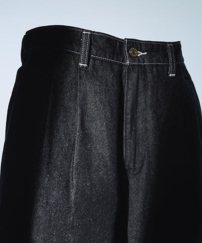 PREMIUM BLACK DENIM SLACKS