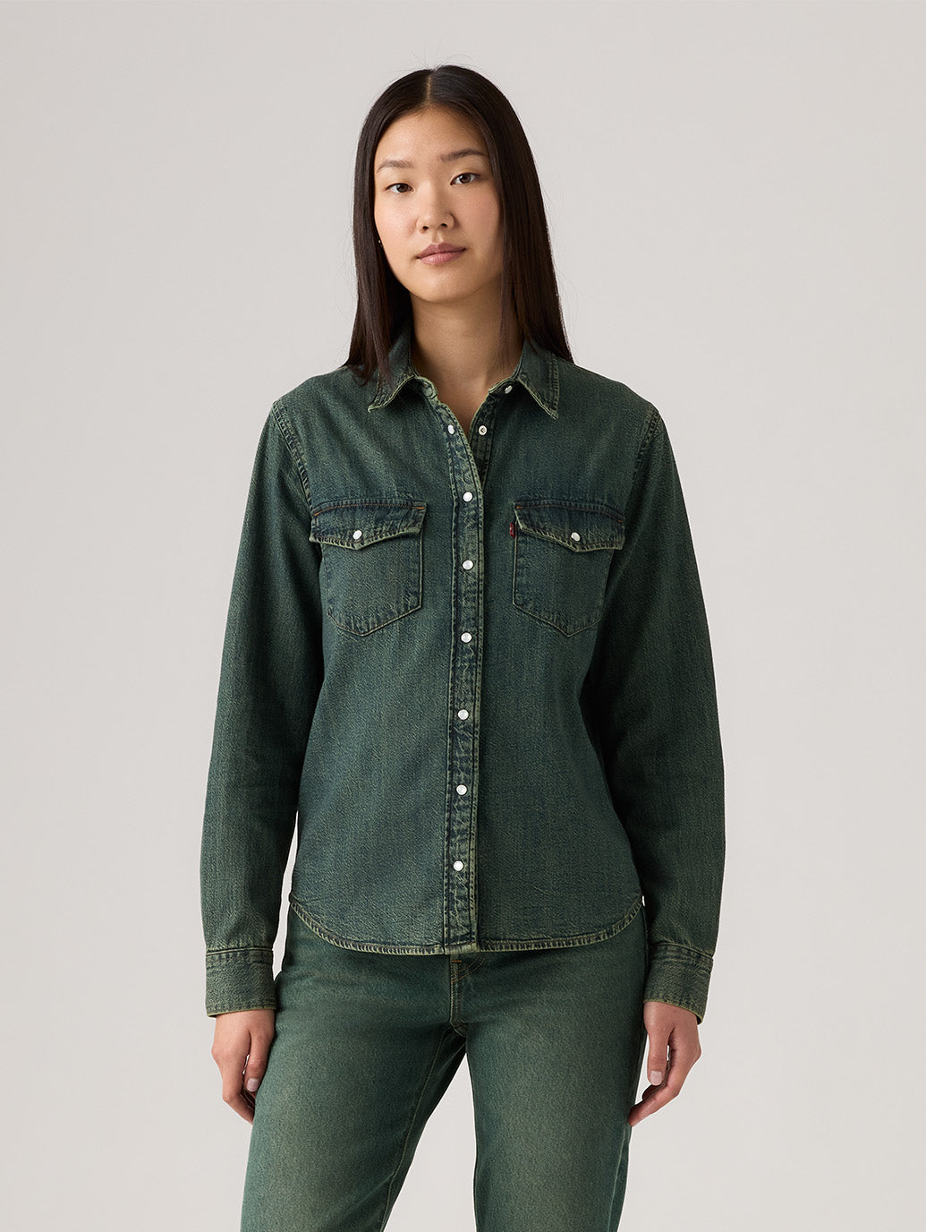 エッセンシャル ウエスタンシャツ