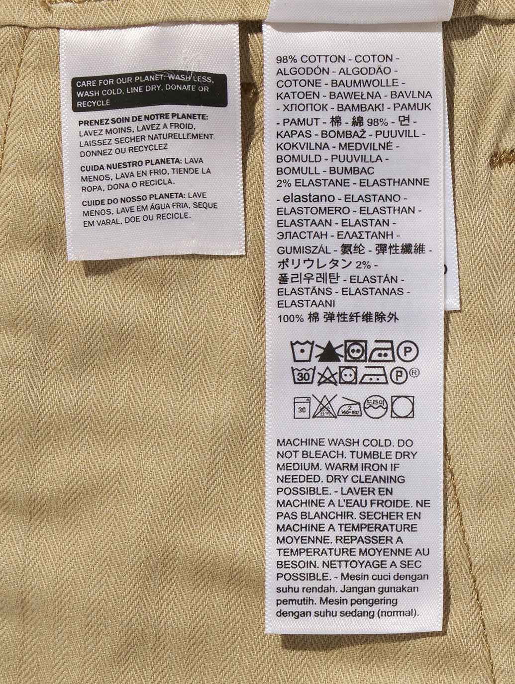 XX CHINO スタンダードテーパード