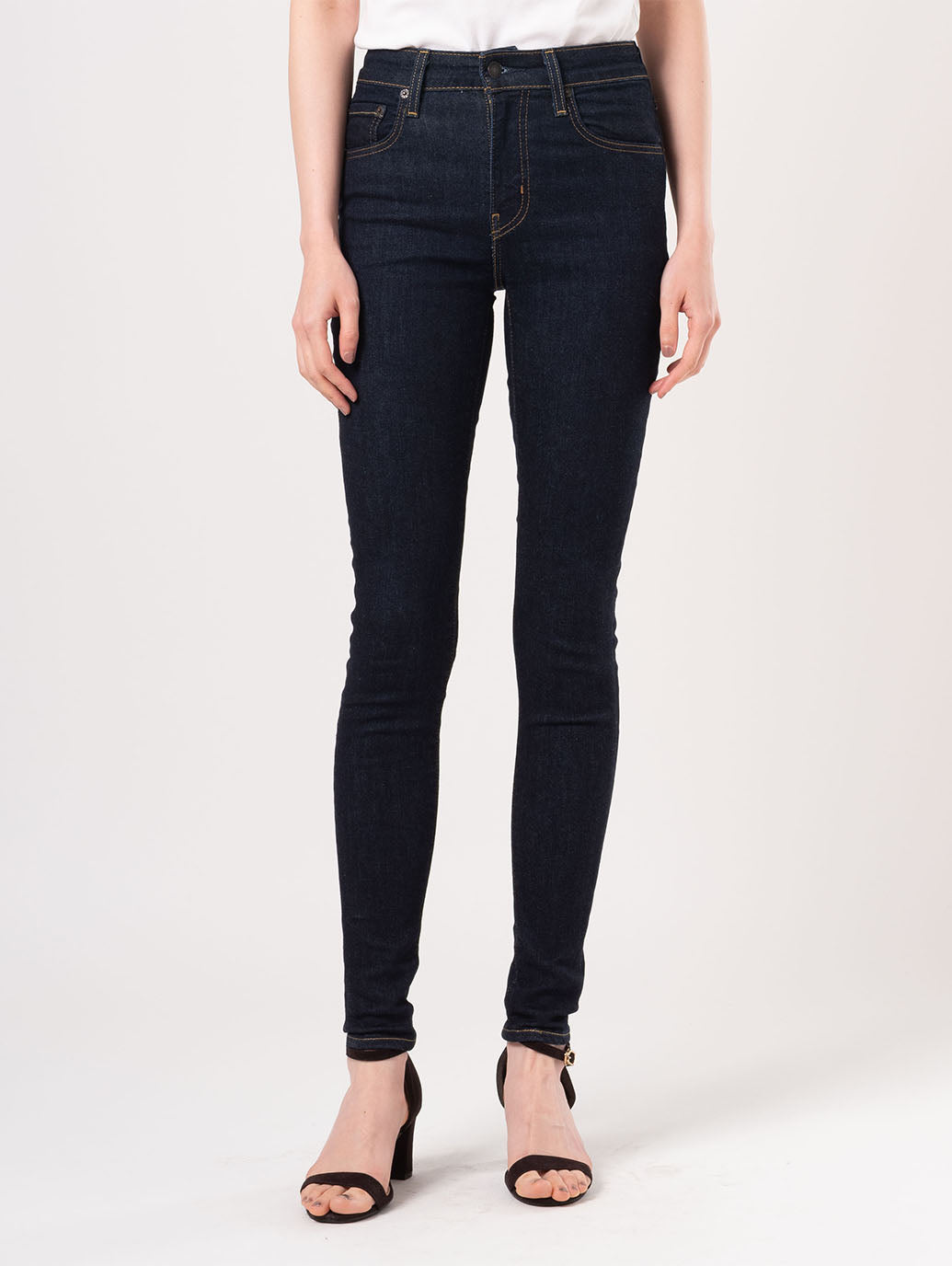 721™ ハイライズ スキニー ダークインディゴ リンス