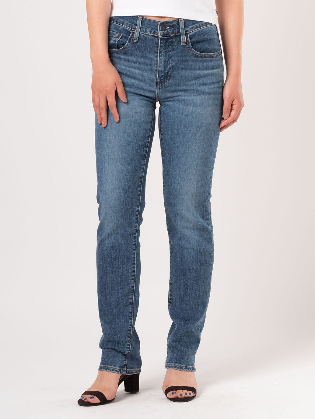 724™ ハイライズ ストレート ミディアムインディゴ