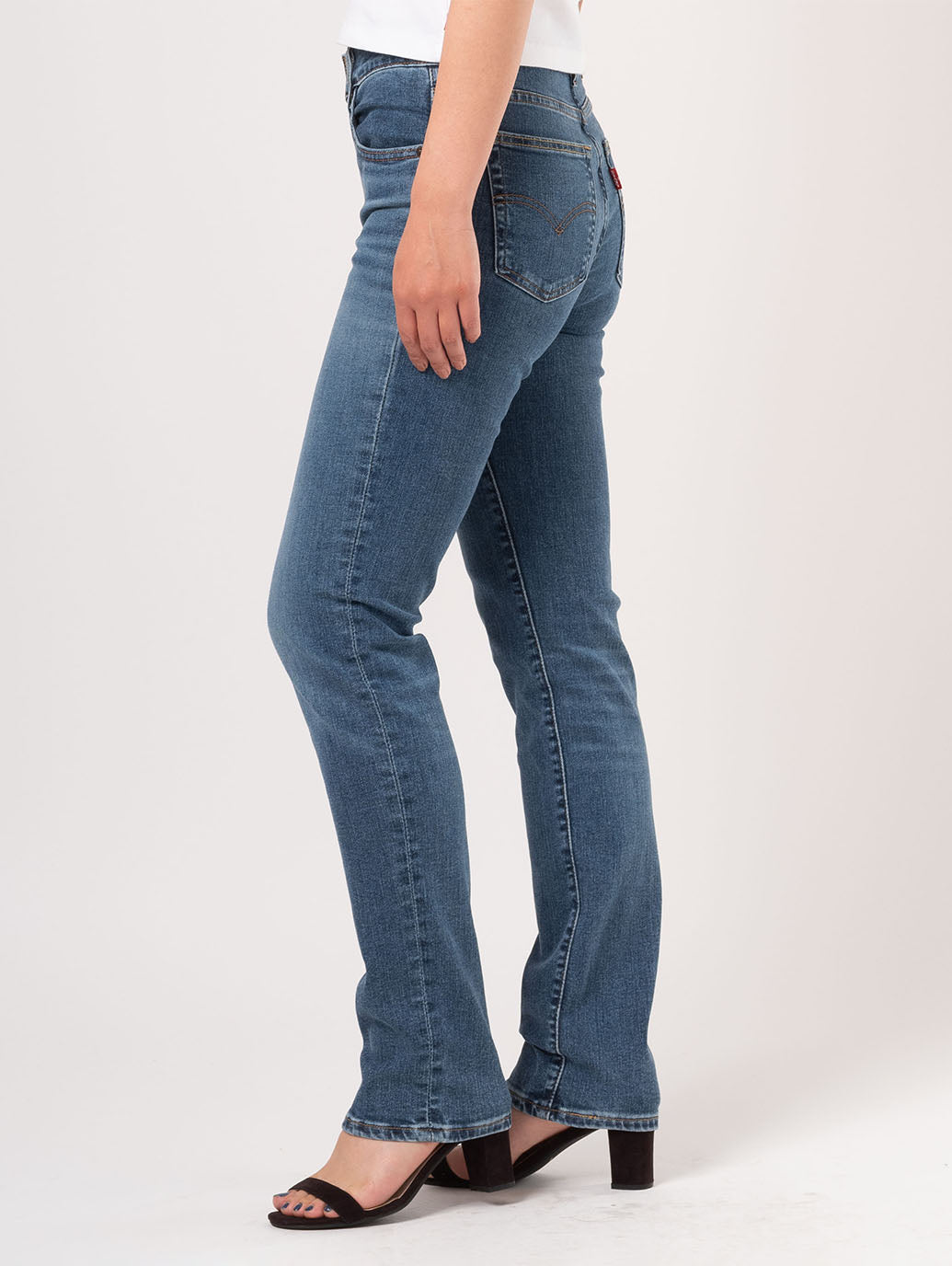 724™ ハイライズ ストレート ミディアムインディゴ