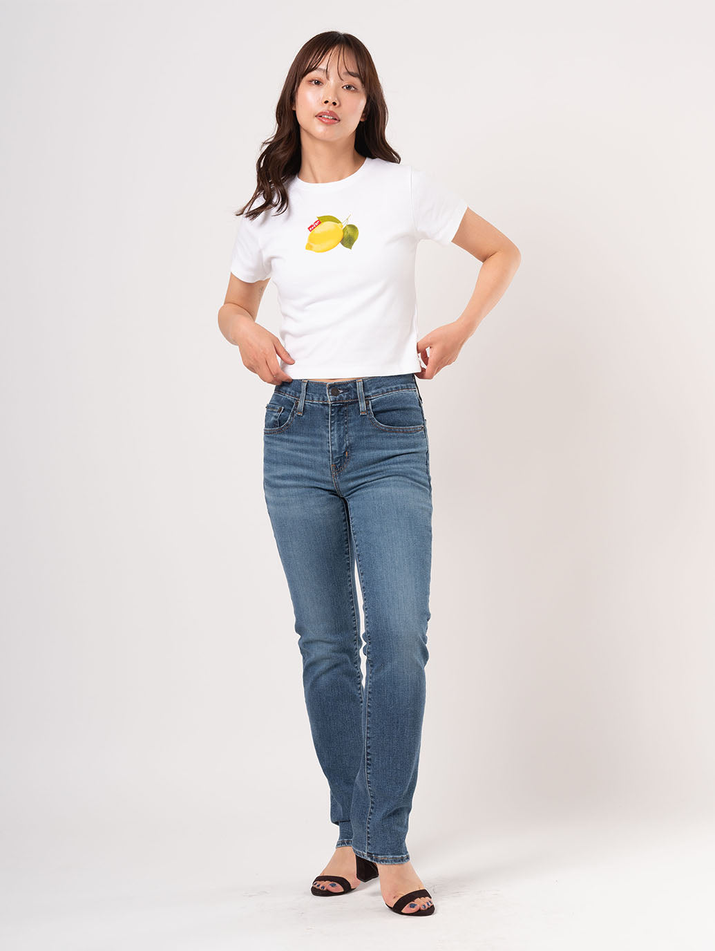 724™ ハイライズ ストレート ミディアムインディゴ