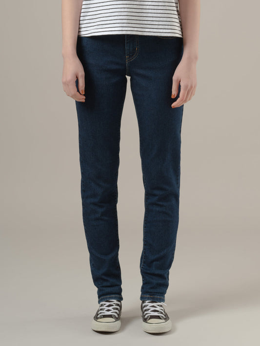 MID RISE ボーイフレンドジーンズ ダークインディゴ