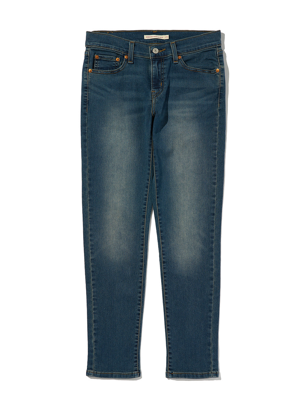 MID RISE ボーイフレンドジーンズ ミディアムインディゴ