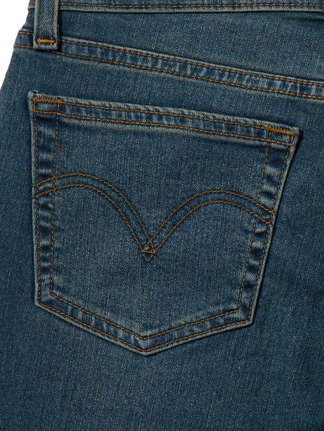 MID RISE ボーイフレンドジーンズ ミディアムインディゴ