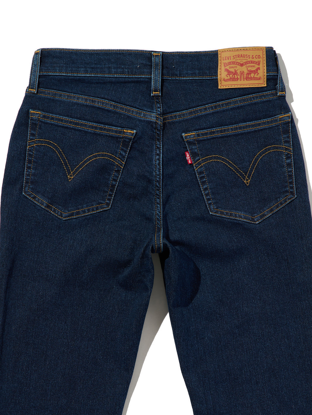 MID RISE ボーイフレンドジーンズ ダークインディゴ