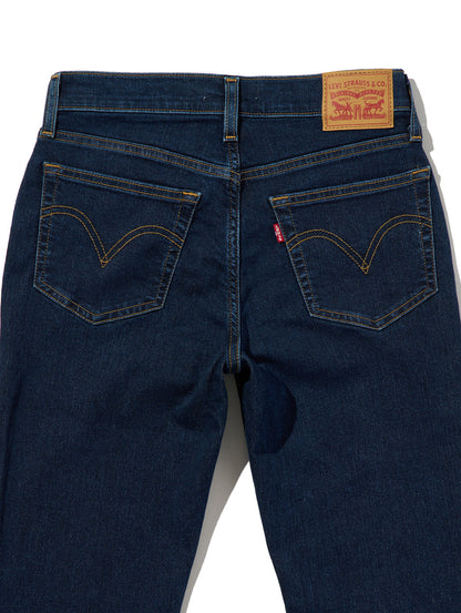 MID RISE ボーイフレンドジーンズ ダークインディゴ