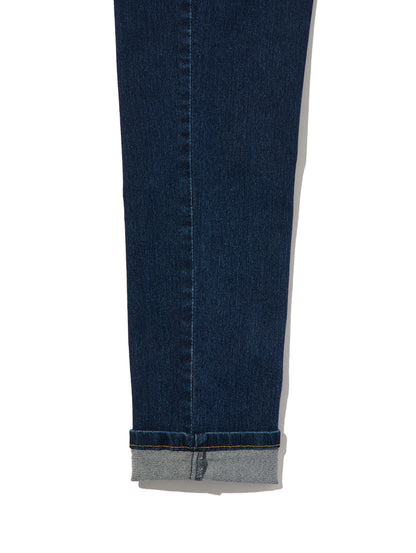 MID RISE ボーイフレンドジーンズ ダークインディゴ