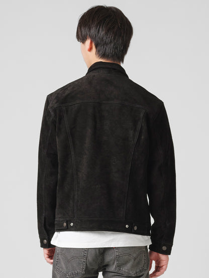 LEVI'S® LEATHER COLLECTION HIGHLAND SUEDE TRUCKER JACKET