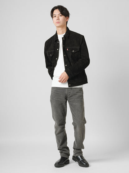 LEVI'S® LEATHER COLLECTION HIGHLAND SUEDE TRUCKER JACKET