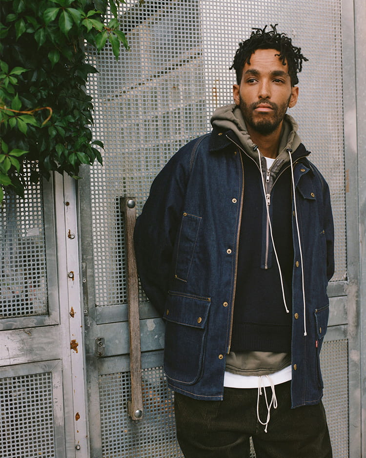 Levi’s® X Barbour Oversized Bedale Denim Jacket