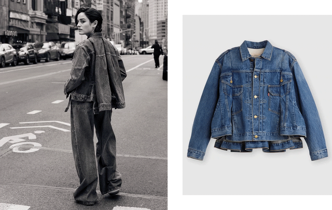 Levi's® × sacai 2025 春夏コレクション (Type I/II/III ハイブリッド + リバーシブル仕様) 画像 4