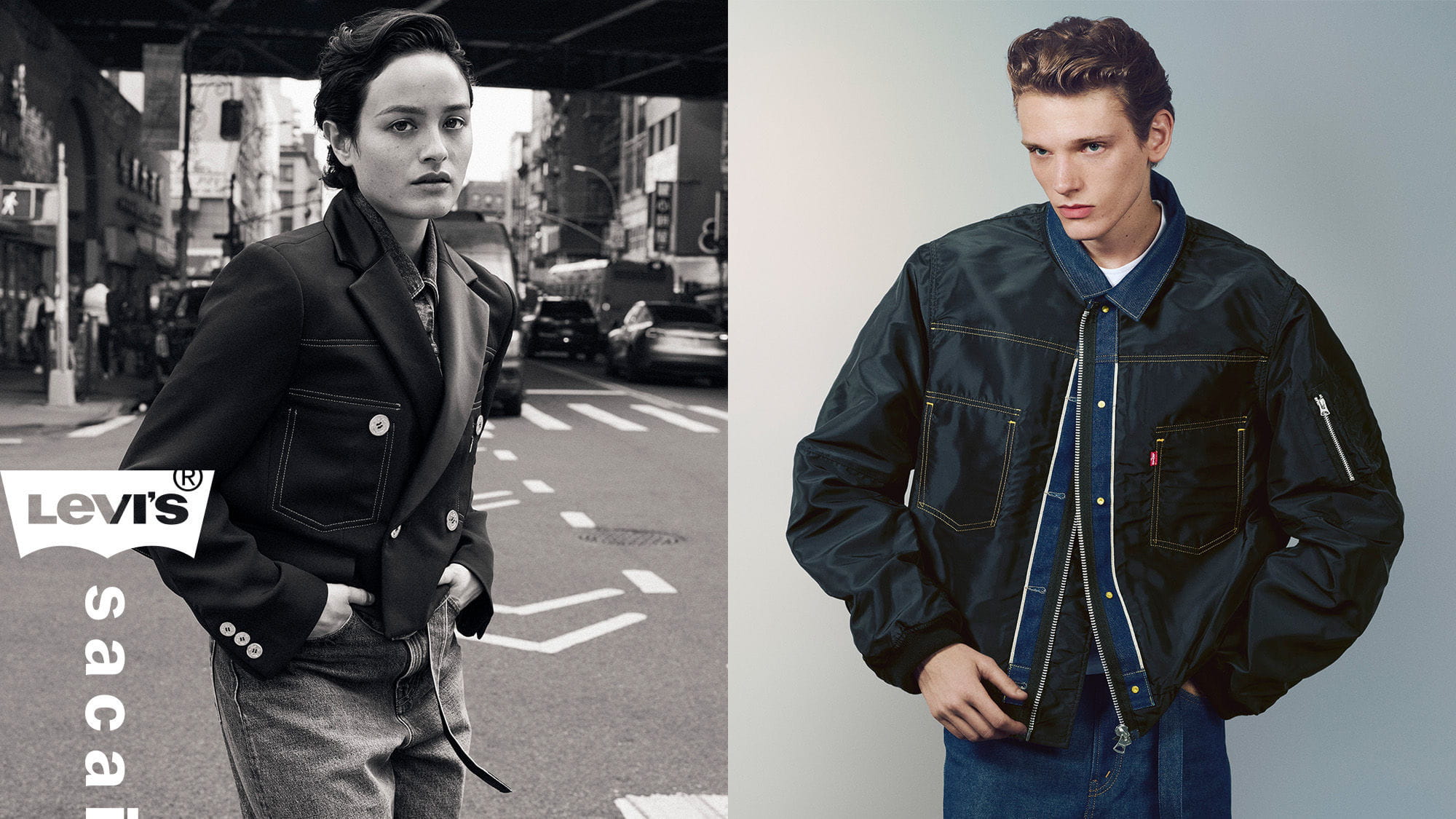 Levi's® × sacai 2025 春夏コレクション (Type I/II/III ハイブリッド + リバーシブル仕様) 画像 1