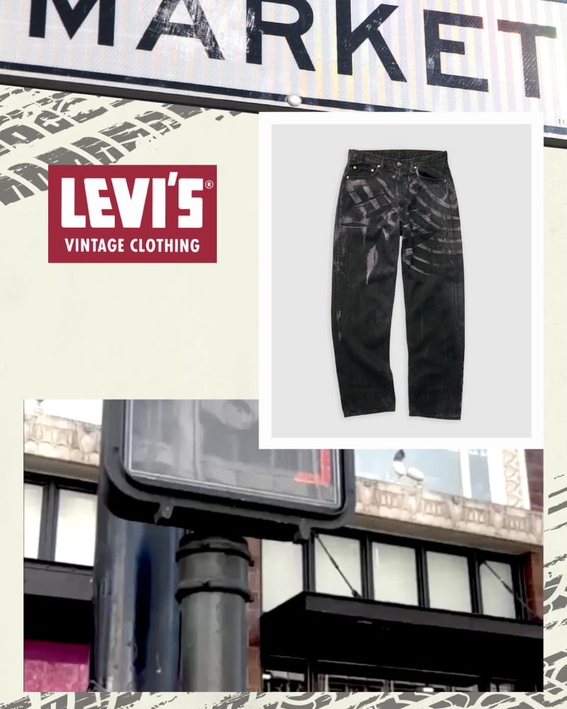 リーバイス　販促用　差し込みプレート　非売品 リーバイス【Levi's 】販促棚差しプレート2個セット 新品、未