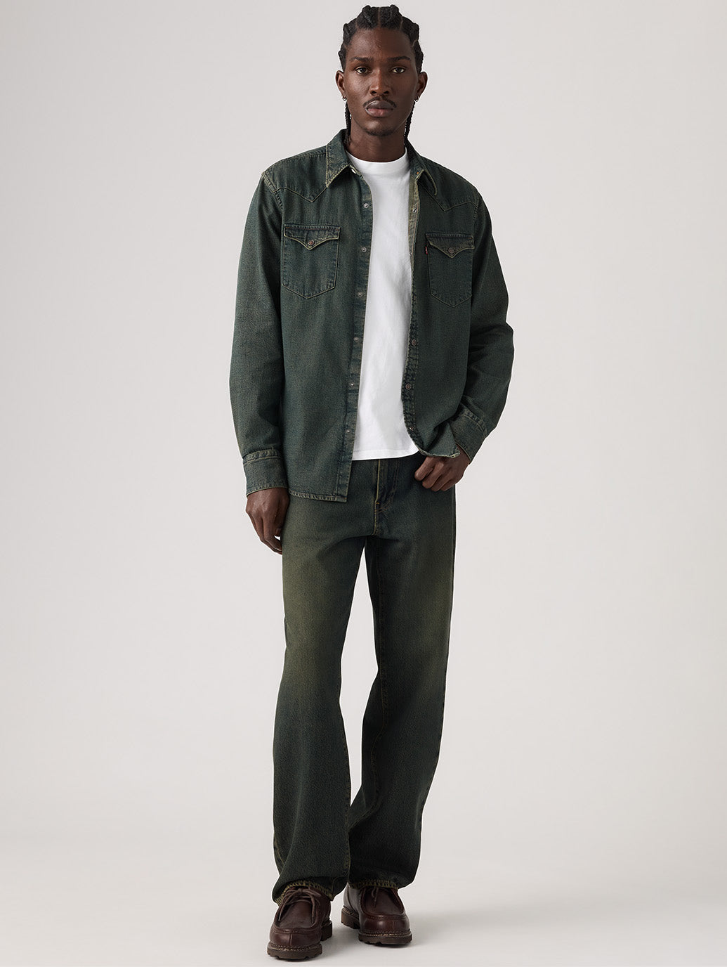 568™ ルーズストレートジーンズ グリーン – リーバイス®公式オンライン