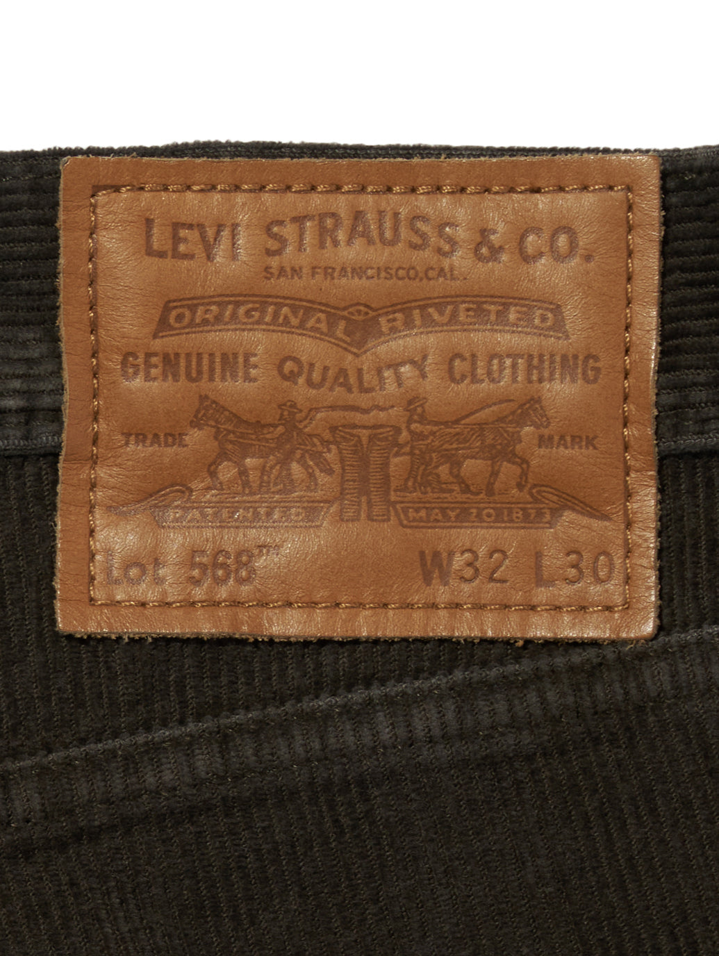 568™ ルーズストレート オリーブ