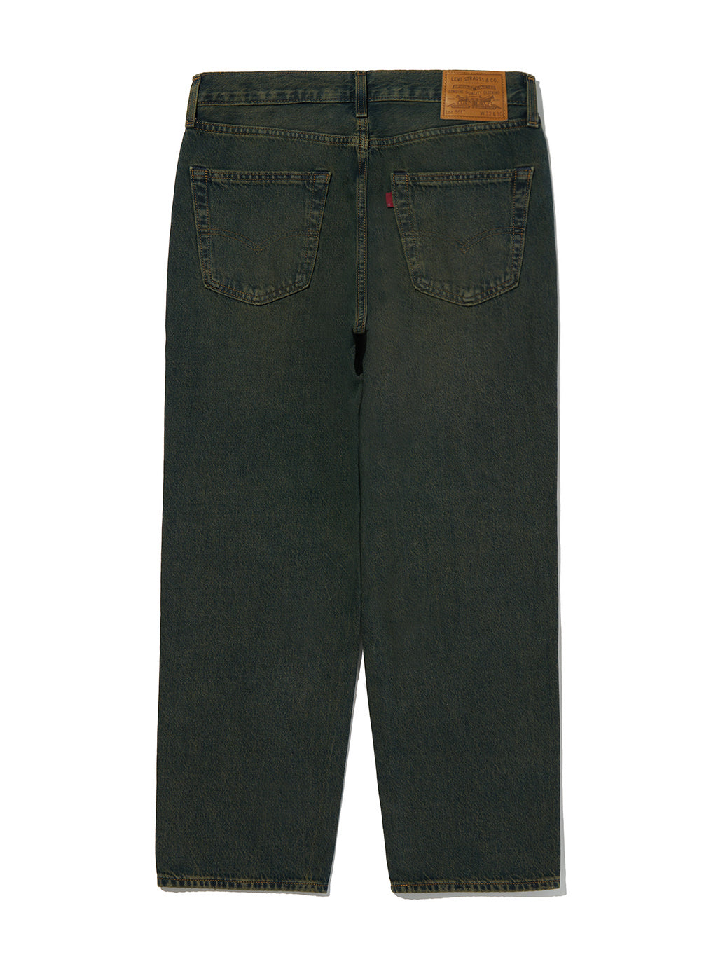 568™ ルーズストレートジーンズ ミディアムインディゴ