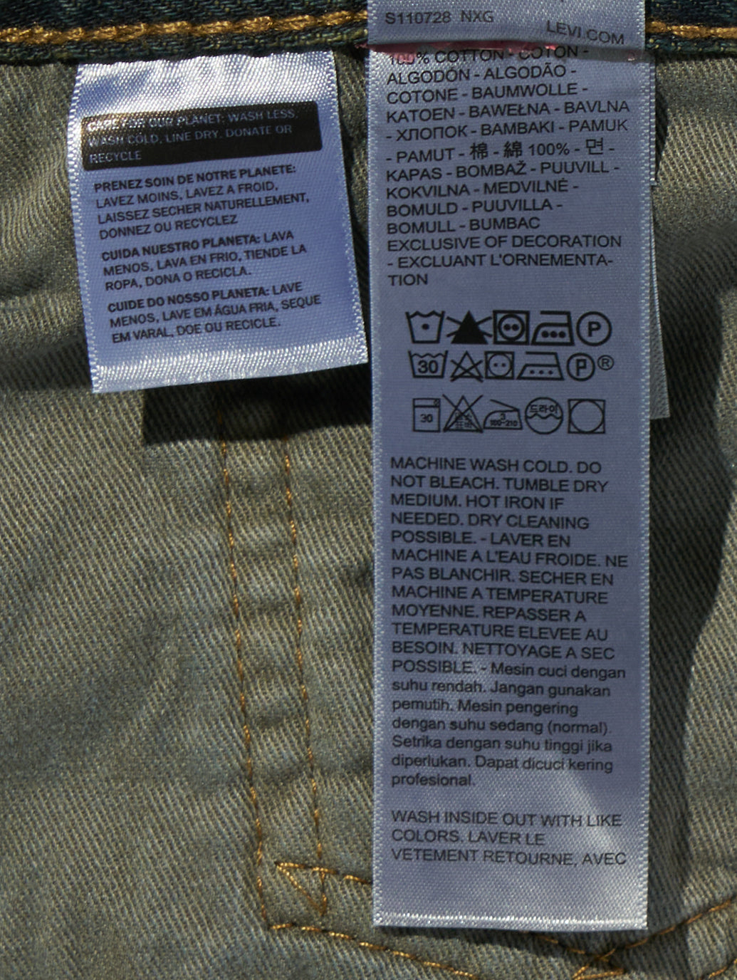 568™ ルーズストレートジーンズ ミディアムインディゴ – リーバイス