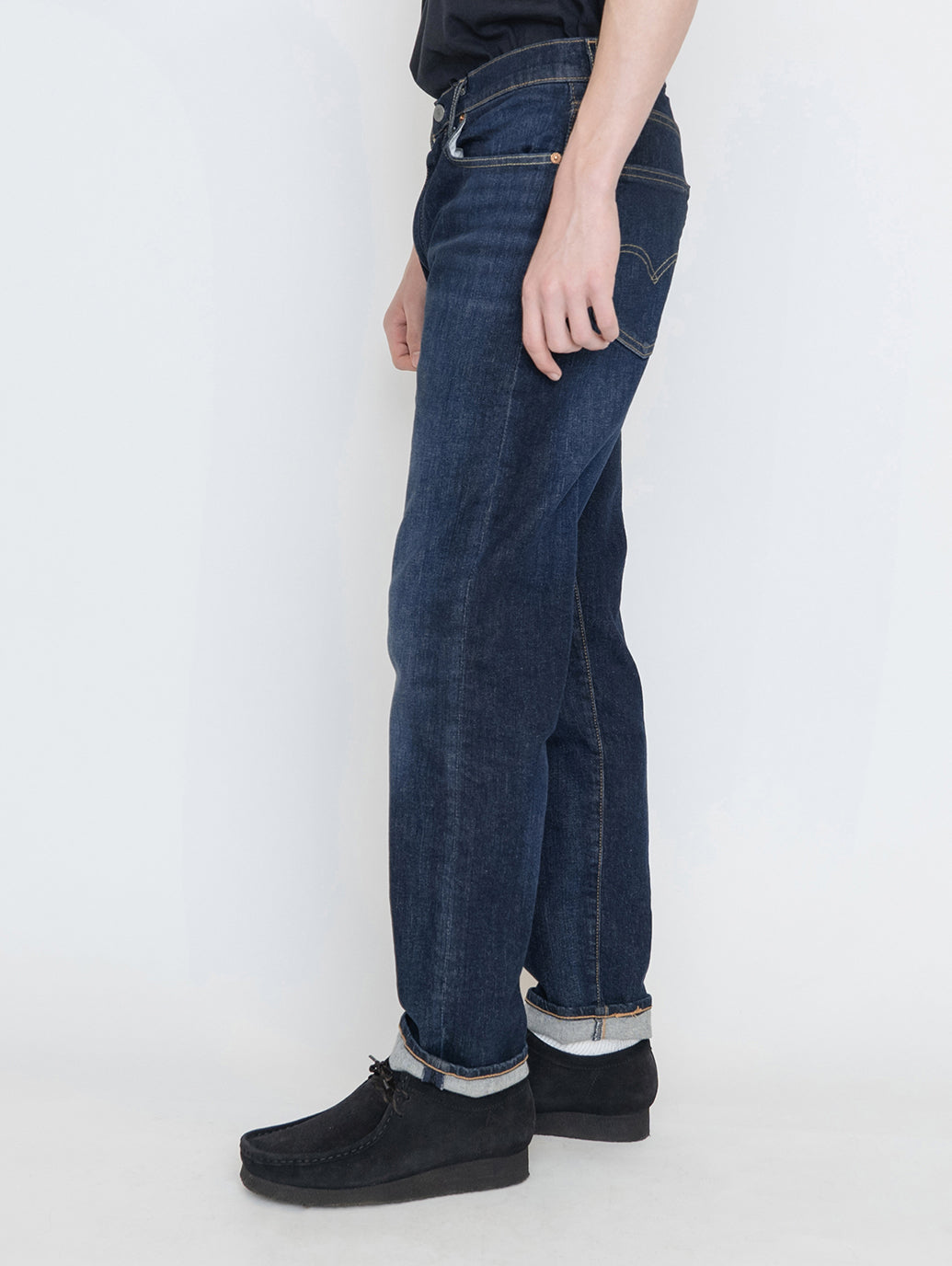 Flex Jeans 502™ テーパードジーンズ ダークインディゴ BIOLOGIA 