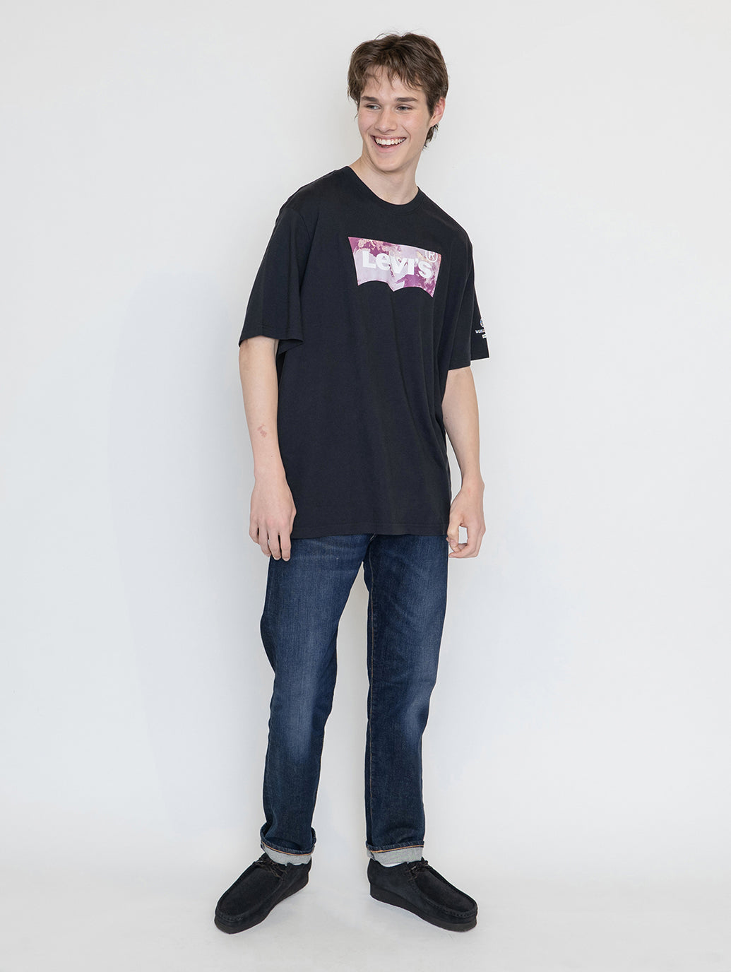 Flex Jeans 502™ テーパードジーンズ ダークインディゴ BIOLOGIA 