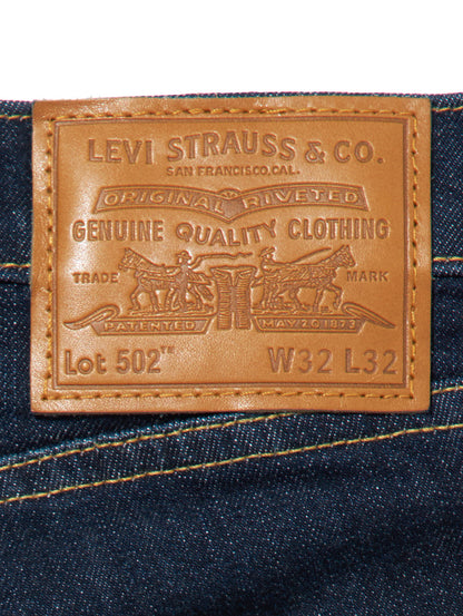 Flex Jeans 502™ テーパードジーンズ ダークインディゴ BIOLOGIA 
