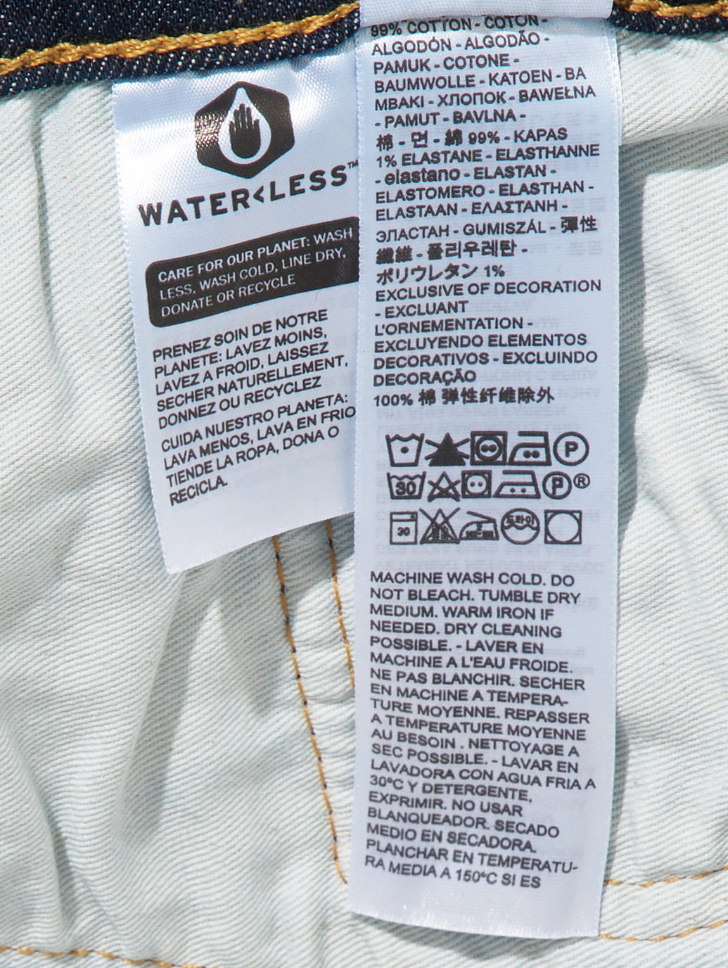 Flex Jeans 502™ テーパードジーンズ ダークインディゴ BIOLOGIA 
