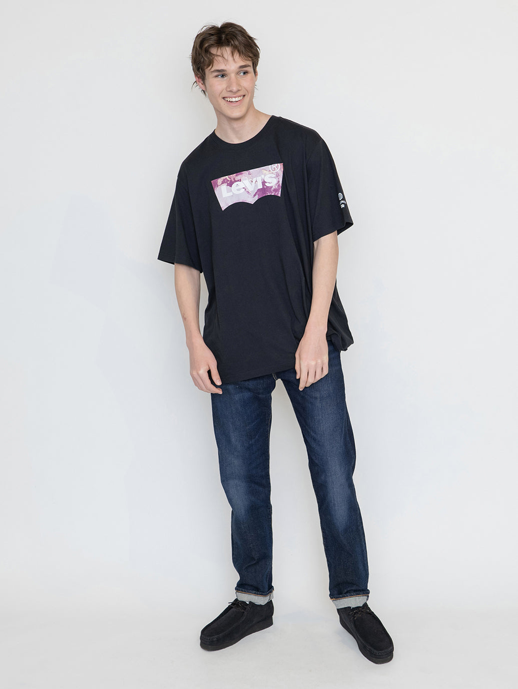Flex Jeans 502™ テーパードジーンズ ダークインディゴ BIOLOGIA