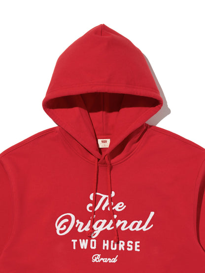 リラックスフィット グラフィック パーカー