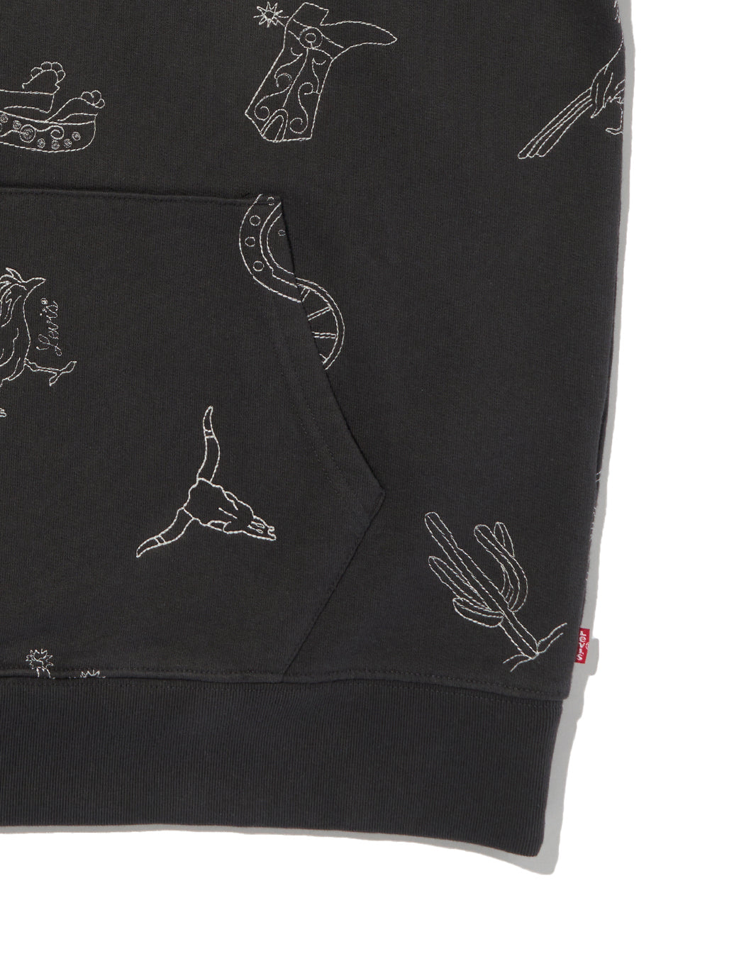 リラックスフィット グラフィック パーカー