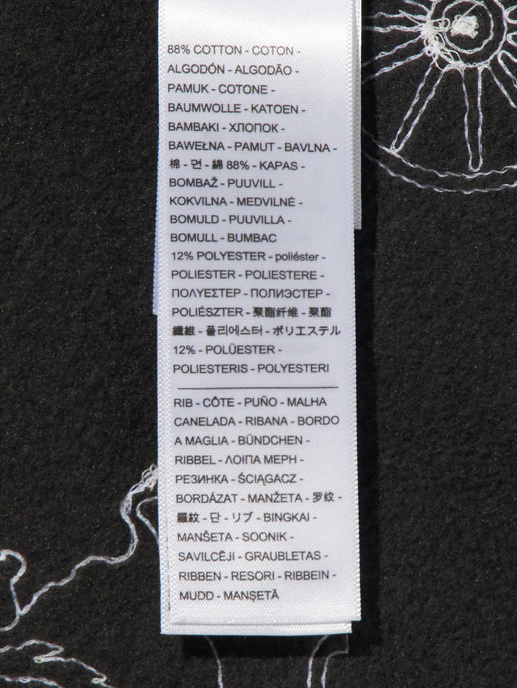 リラックスフィット グラフィック パーカー