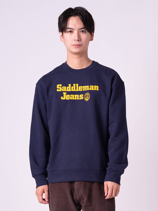 リラックス グラフィック クルーネック スウェット