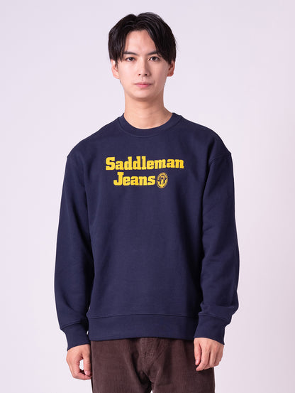 リラックス グラフィック クルーネック スウェット