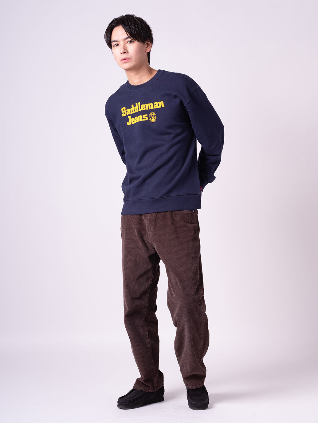 リラックス グラフィック クルーネック スウェット