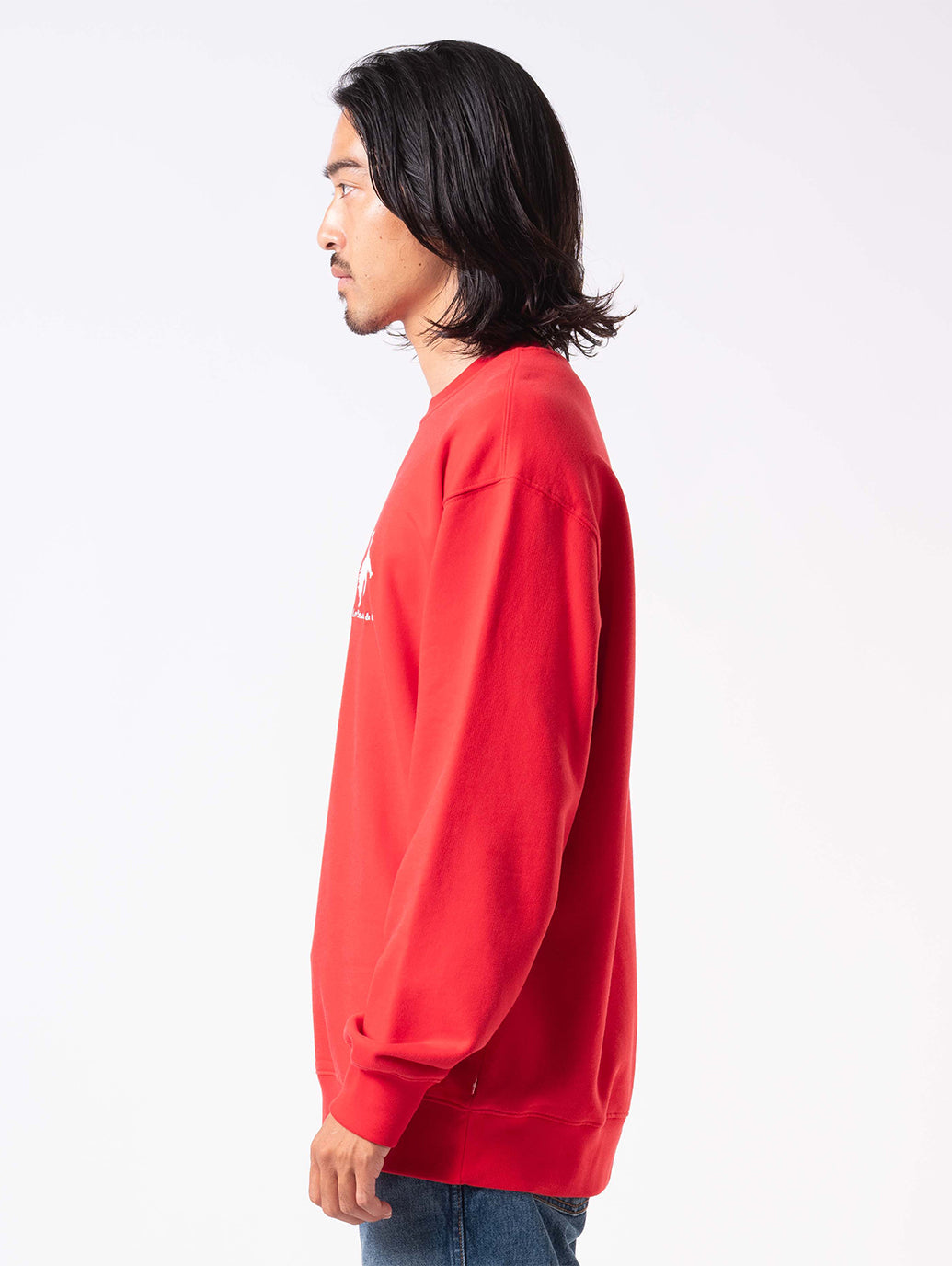 グラフィック クルーネック スウェット