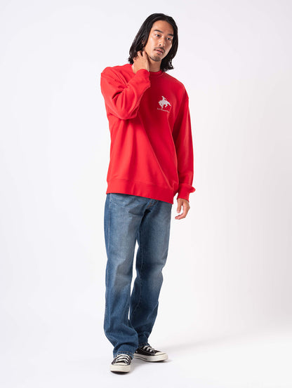 グラフィック クルーネック スウェット