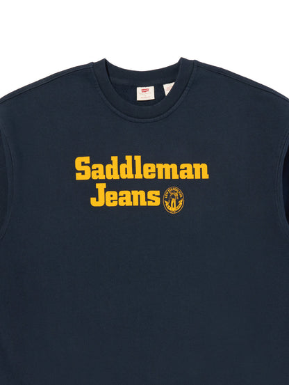 リラックス グラフィック クルーネック スウェット