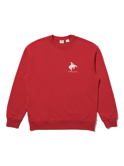 グラフィック クルーネック スウェット