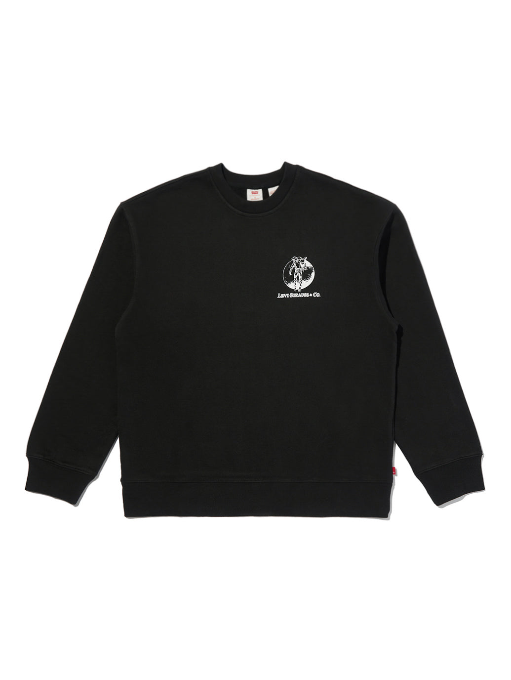 リラックス グラフィック クルーネック スウェット