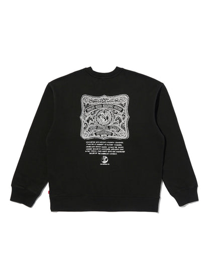 リラックス グラフィック クルーネック スウェット