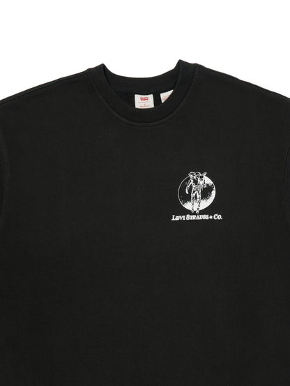 リラックス グラフィック クルーネック スウェット