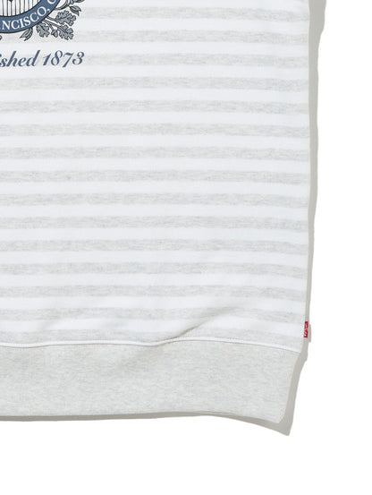 グラフィック クルーネックスウェットシャツ 