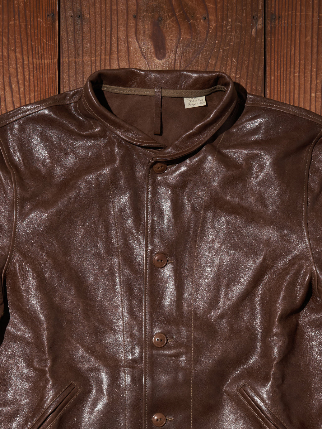 MENLO COSSACK LEATHER JACKET