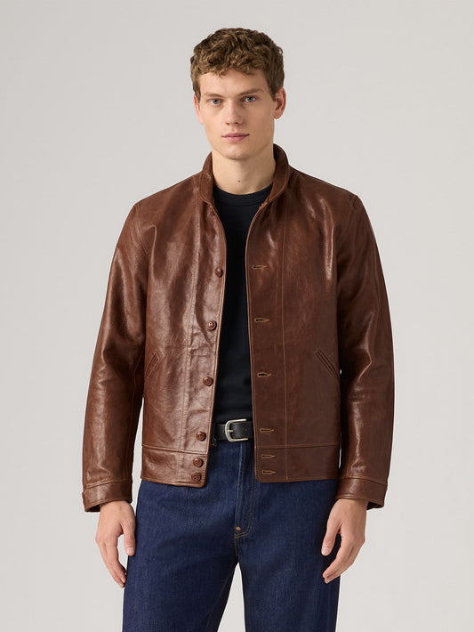 MENLO COSSACK LEATHER JACKET