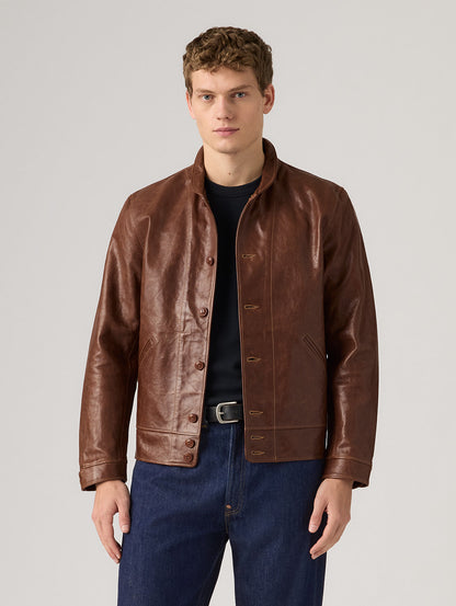 MENLO COSSACK LEATHER JACKET