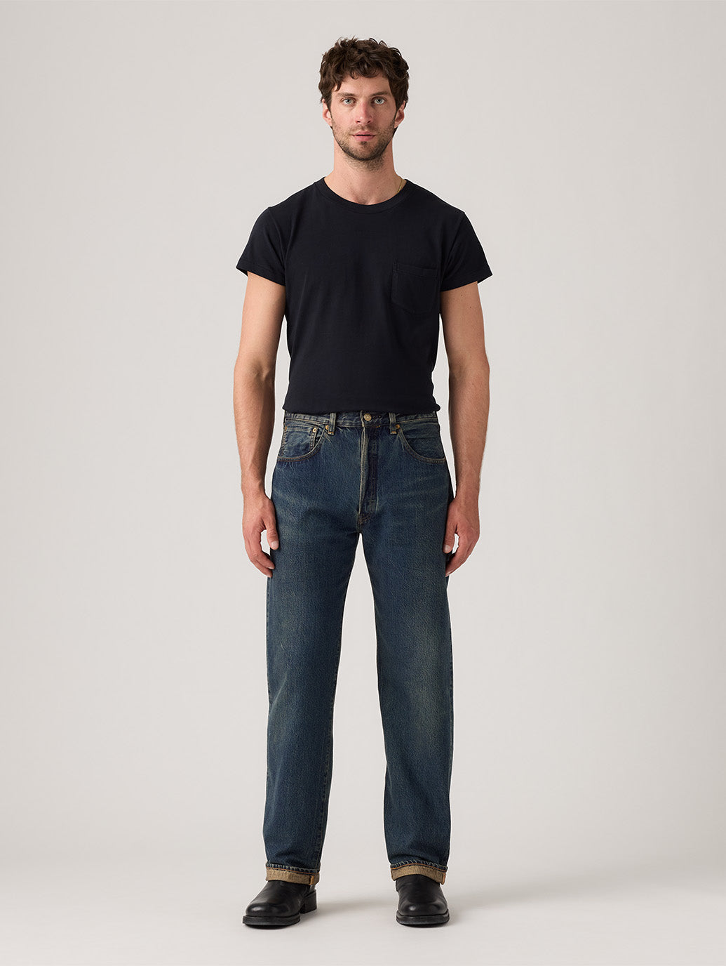 LEVI'S® VINTAGE CLOTHING 1955 501® ジーンズ ミディアムインディゴ