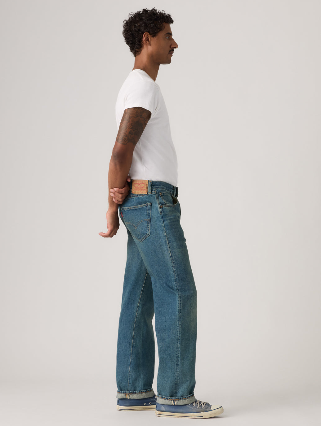 LEVI'S® VINTAGE CLOTHING 1955 501® ORIGINAL ジーンズ ミディアムインディゴ